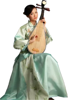 24 (3)免抠元素 免抠摄影 美女 人物 服装 古风 演奏