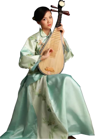 24 (3)免抠元素 免抠摄影 美女 人物 服装 古风 演奏