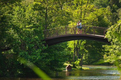 小桥流水风景图片