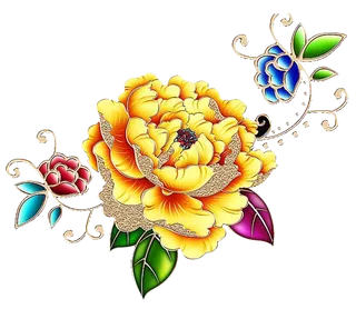 中国古风元素花