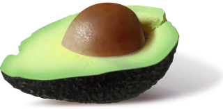 热带水果鳄梨免抠图