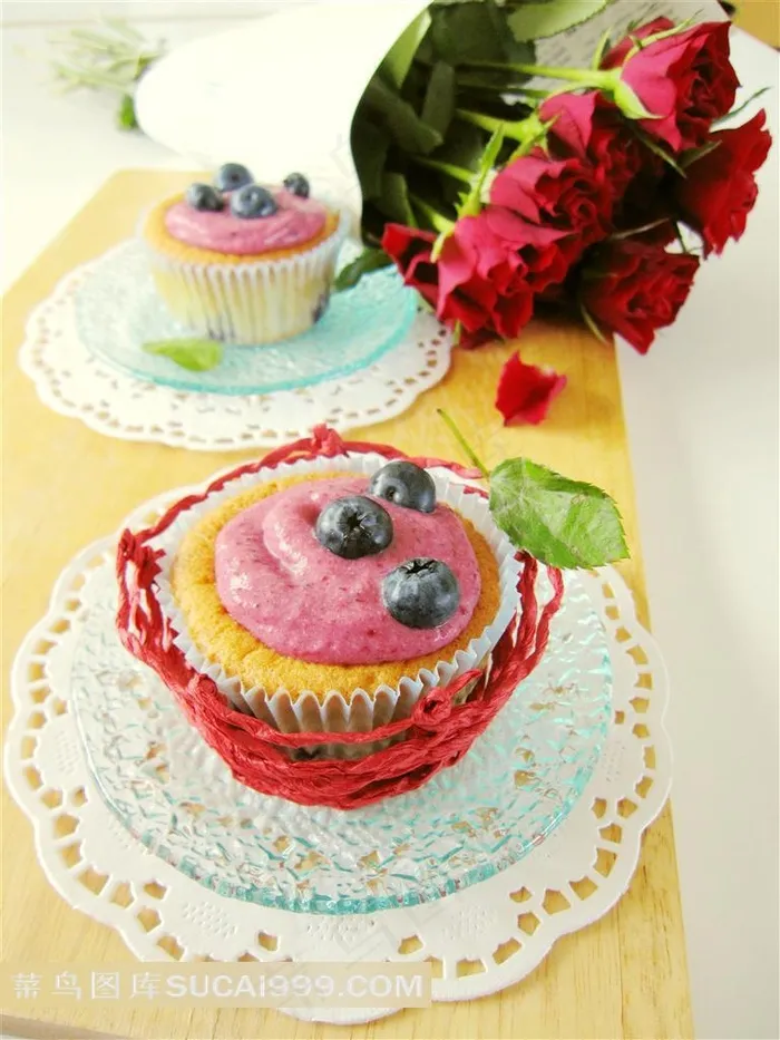 蛋糕玫瑰花素材