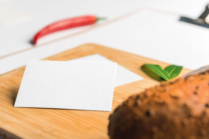 创造饭馆菜单样机