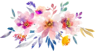 花束卡通彩绘简笔谷雨