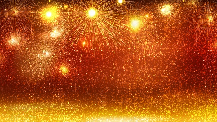 圣诞烟火背景素材