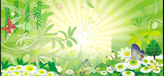 蝴蝶花纹背景图片下载