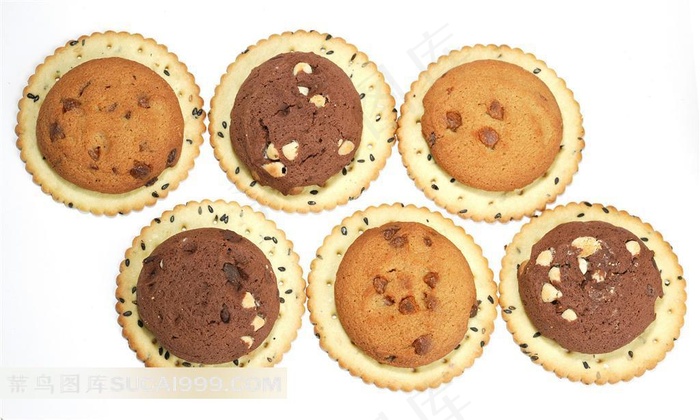 圆形曲奇饼干素材