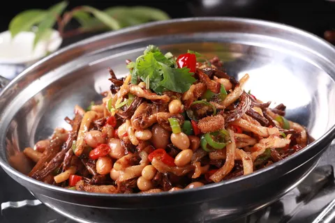 茶树菇爆牛肚 (2)