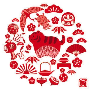 设计新年 2022 装饰素材eps,ai矢量模版下载