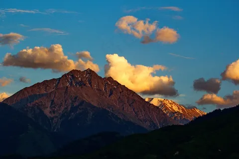 天空山脉景观图片 天空山脉景观图片