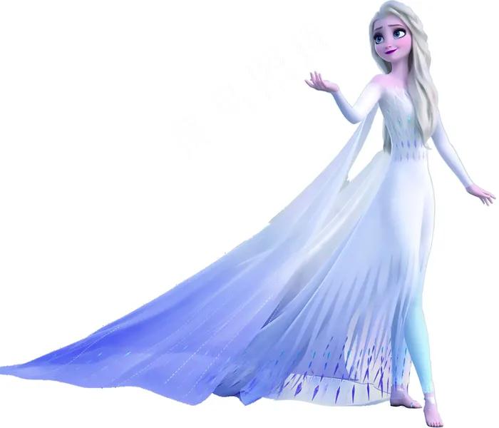 冰雪奇缘爱莎公主psd模版下载