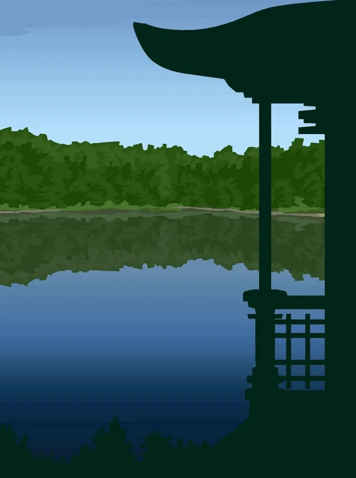 蓝色卡通风动画动漫素描写实海报名片图片素材背景15