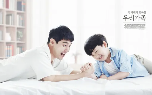 温馨家庭人物生活场景PSD分层素材