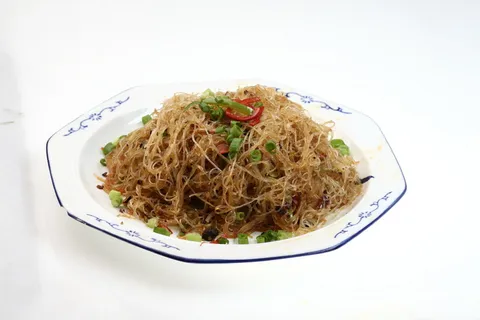 47三鲜炒粉丝-农家乐