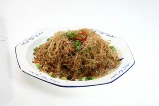 47三鲜炒粉丝-农家乐