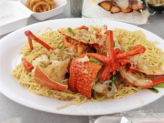 大龙虾日式海鲜拉面图片