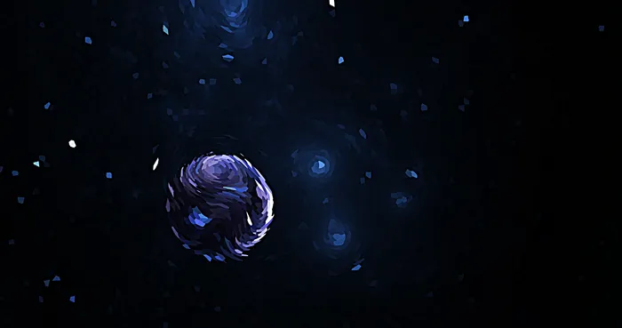 梵高星空质感的太空宇宙底纹背景