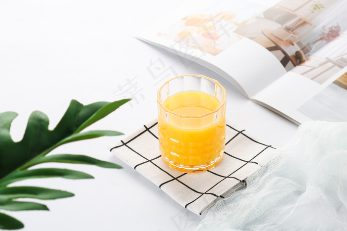 清新夏日夏季饮品摄影照片