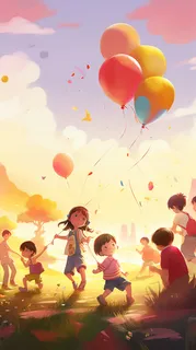 儿童 节日 快乐 热闹 开心