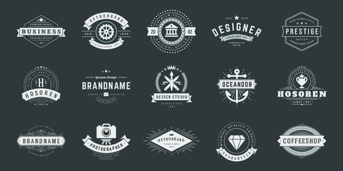 设计勋章标志素材