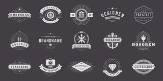 设计勋章标志素材