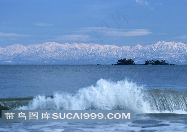 雪山冬季漂亮风景