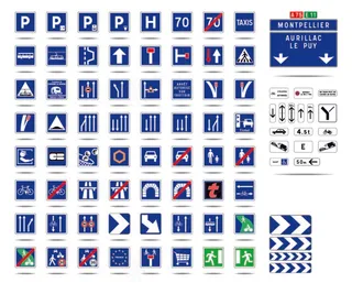 禁止，警告交通路标，停车，禁止入内，指向标，标识牌。