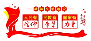 精神文明建设文化墙
