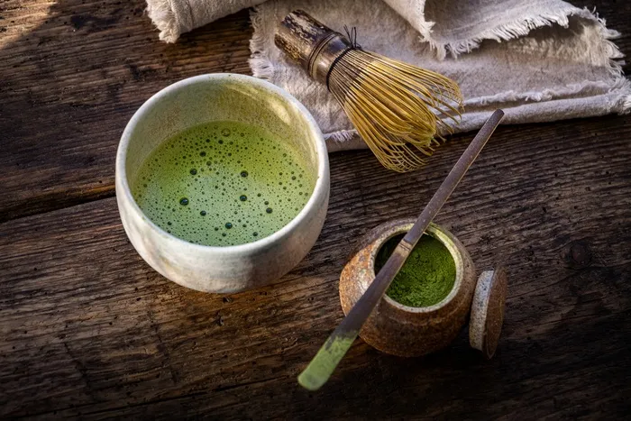 自制抹茶饮品图片