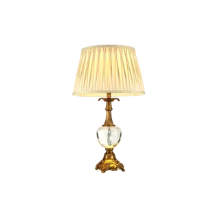 高档大气奢华五金全铜水晶台灯免扣素材