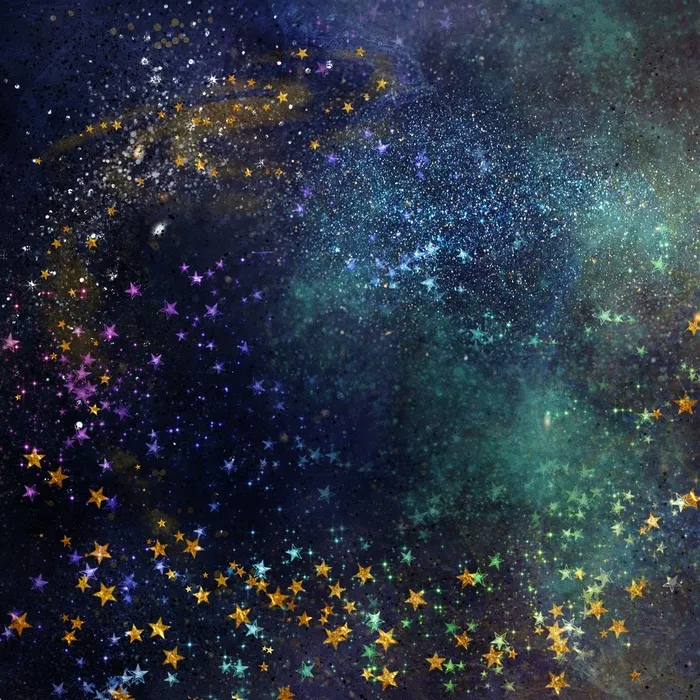 唯美梦幻魔法星空背景高清图片