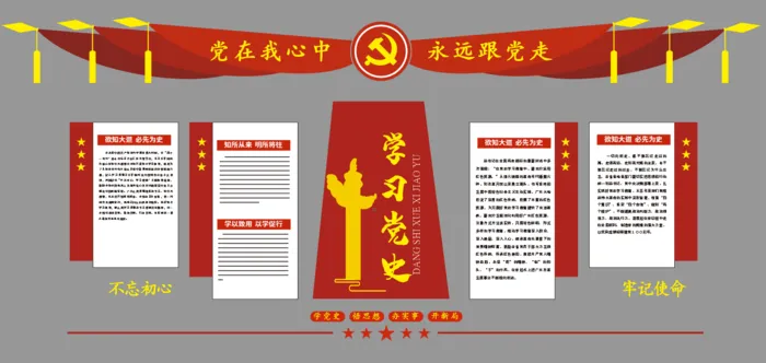 党在我心中cdr矢量模版下载