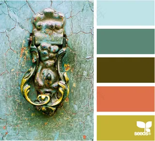 古董配色色卡色彩搭配