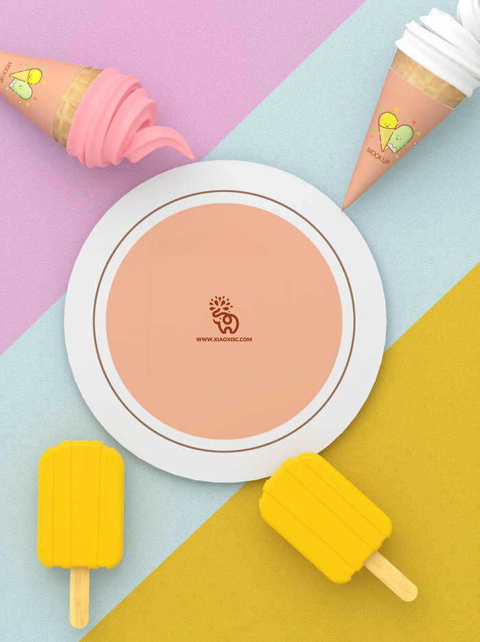 包装智能贴图样机VI效果PSD素材