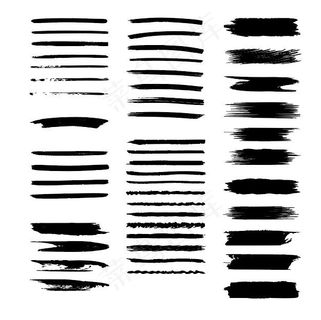 笔触 毛笔 笔画