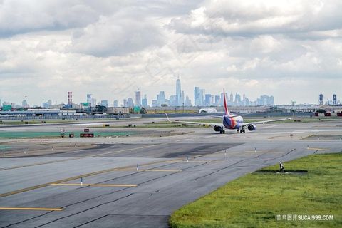 小型客机摄影图片