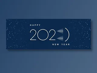 2020双旦新年海报图片