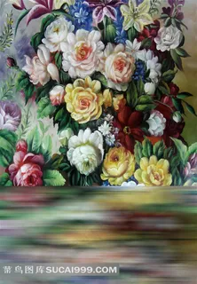 花卉花篮摄影背景图片 花卉花篮摄影背景图片