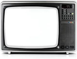 旧电视 PNG免抠