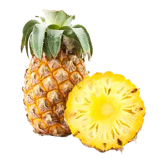10菠萝 (1)水果超市商品白底图免抠实物摄影png格式图片透明底