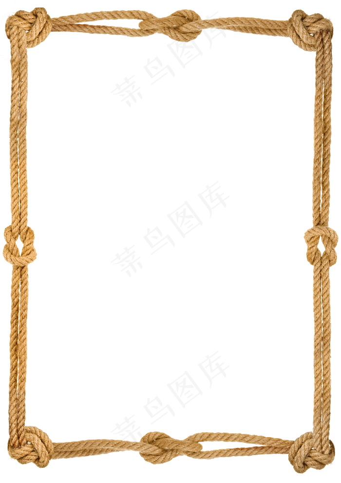 麻绳边框图片