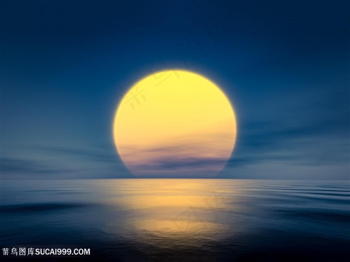 海边夕阳风景高清