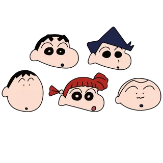 蜡笔小新可爱人物免扣素材