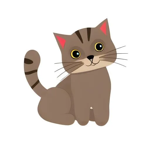 猫动物宠物免抠(2048x2048)