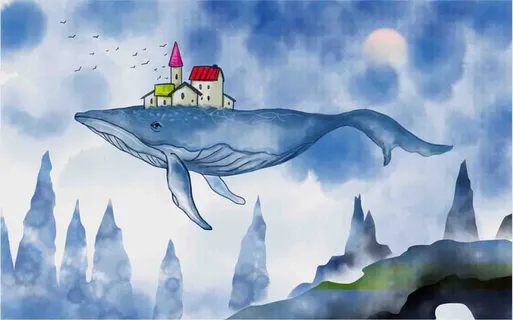 卡通儿童房背景墙