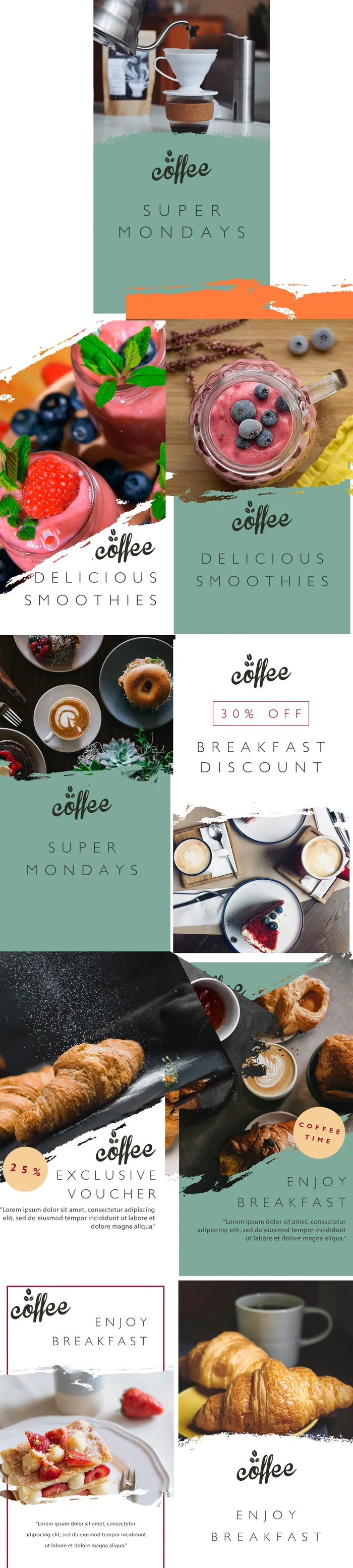 综合全部专业画册psd模版下载