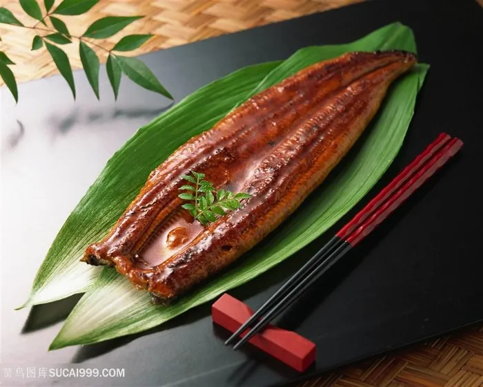 考鳗鱼的美食图片
