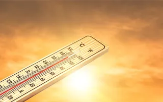 夏季高温温度计