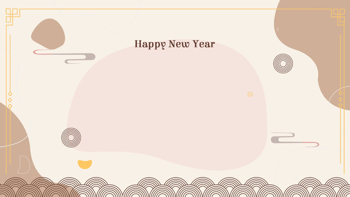 设计新年2022背景春节(1920x1080)psd模版下载