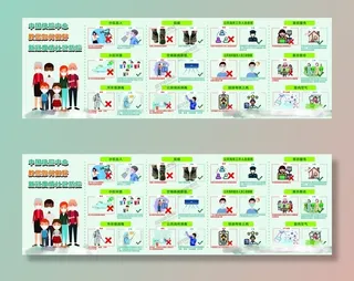 德尔塔病毒 疫情防控新冠肺炎疫苗健康海报x展板架psd设计cdr素材